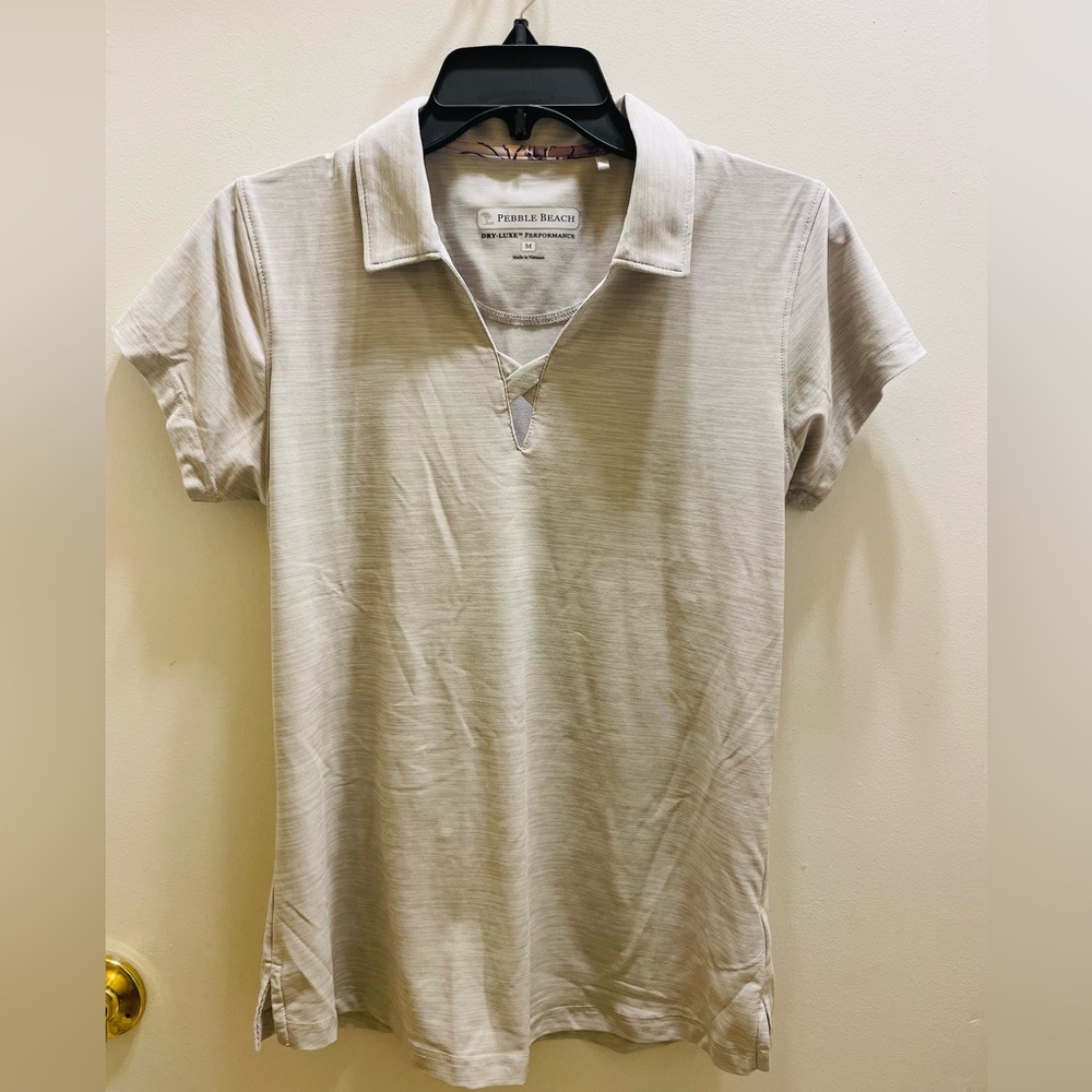 Medium Pebble Beach golf polo